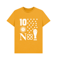 Mustard Printed T-shirt Front