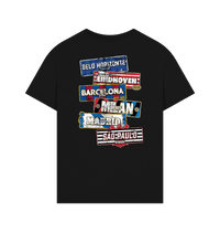 Black Printed T-shirt Back