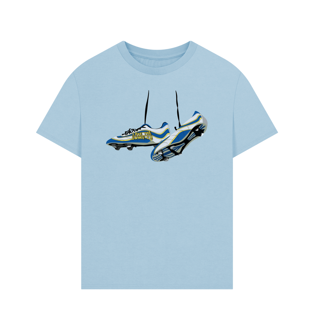 Milky Blue Printed T-shirt Front