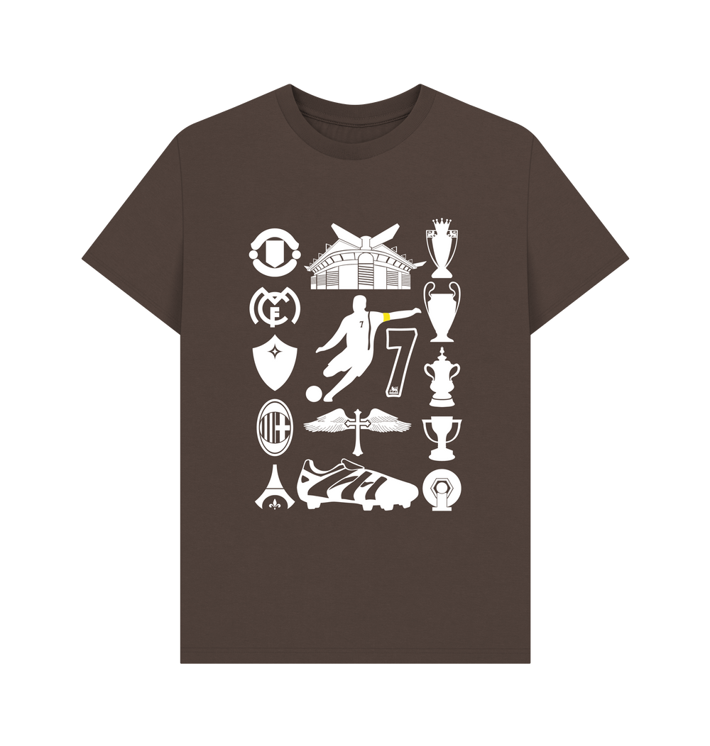 Chocolate Printed T-shirt Front