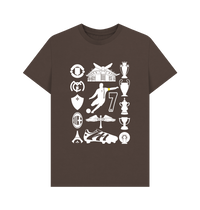 Chocolate Printed T-shirt Front