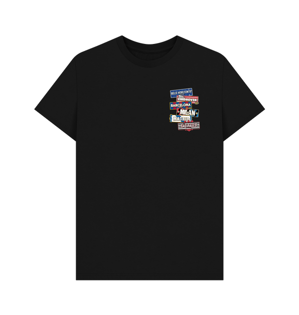 Black Printed T-shirt Front