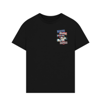 Black Printed T-shirt Front