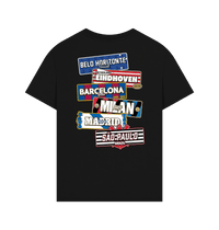 Black Printed T-shirt Back