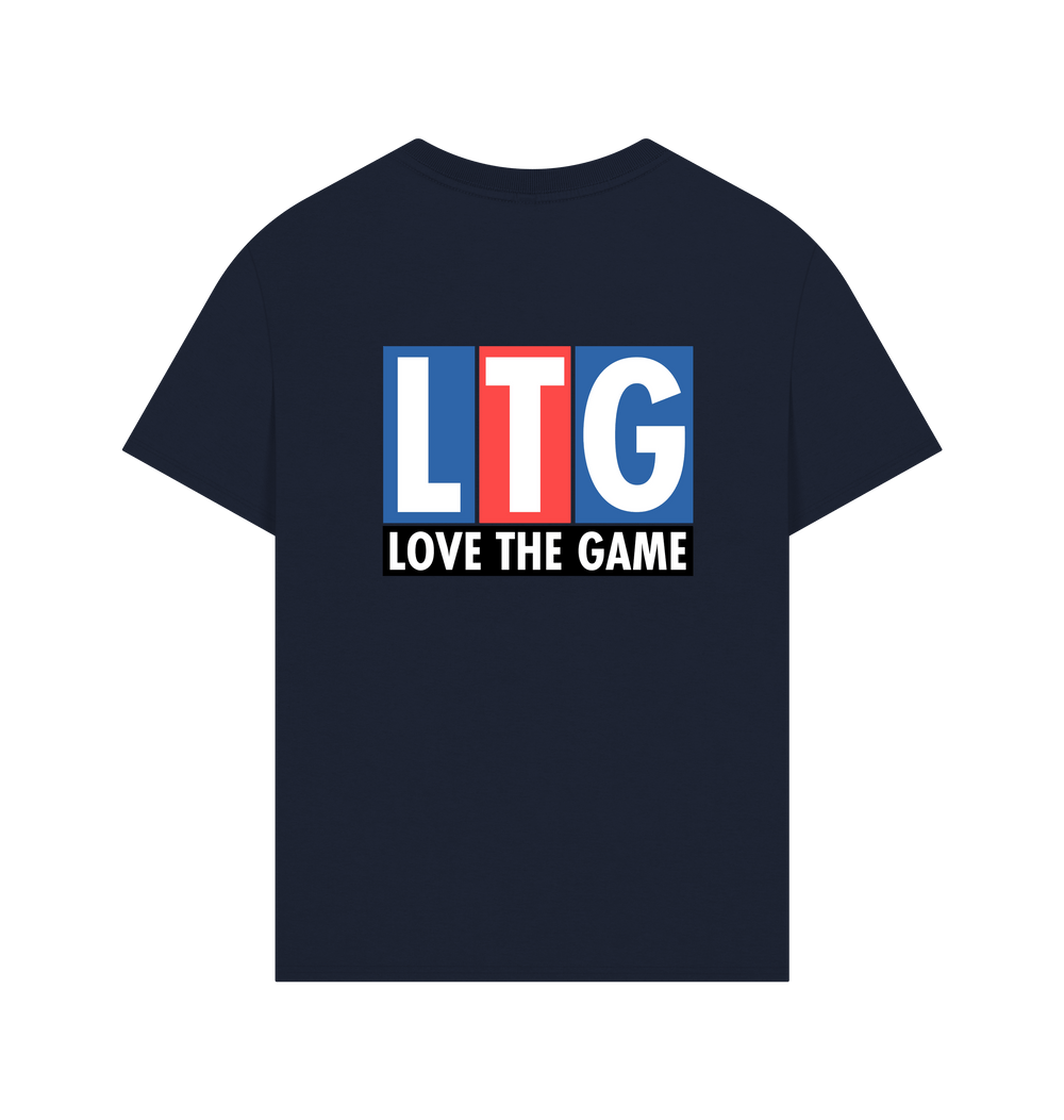 Navy Printed T-shirt Back