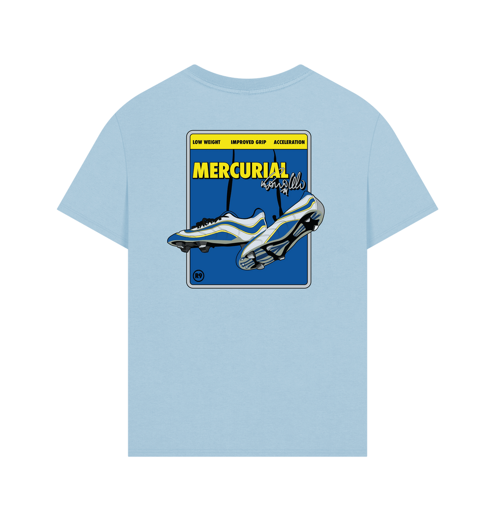 Milky Blue Printed T-shirt Back