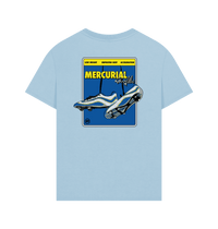 Milky Blue Printed T-shirt Back