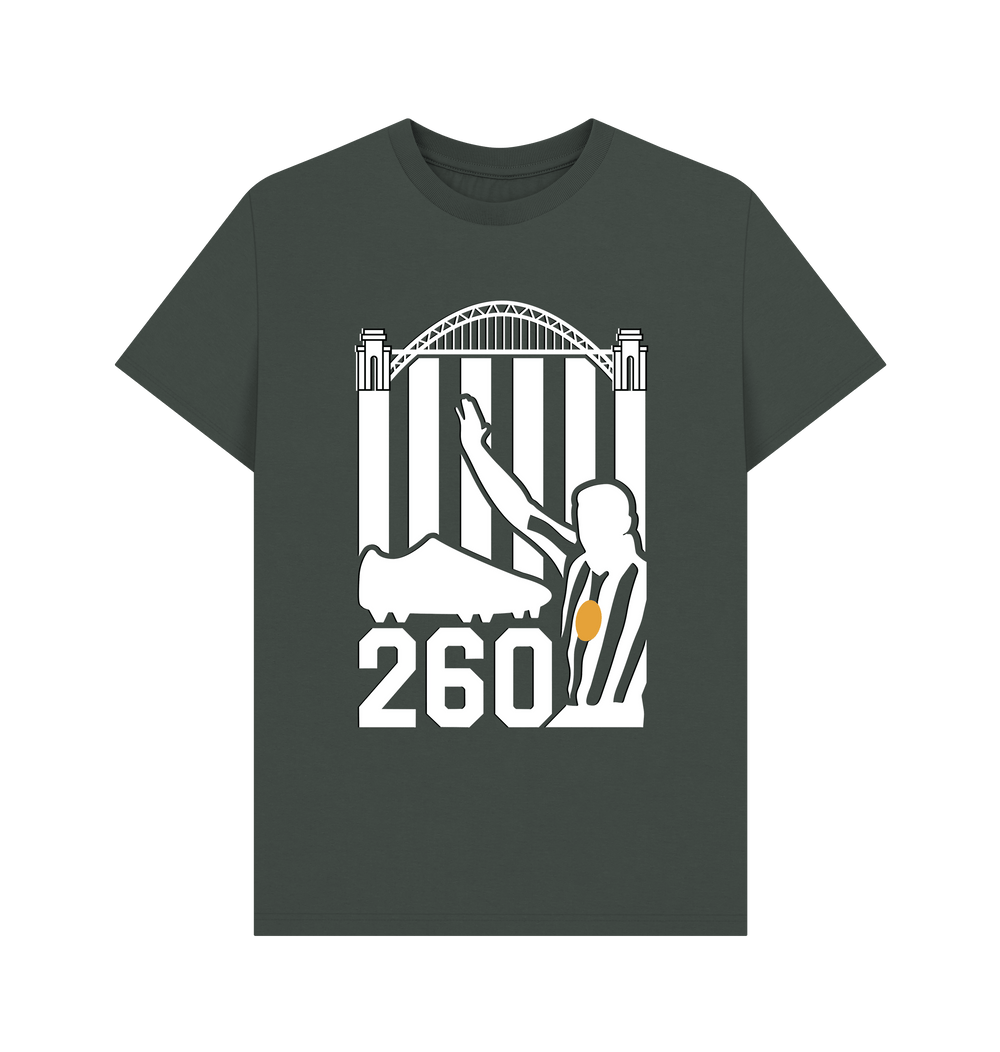 Dark Grey Printed T-shirt Front