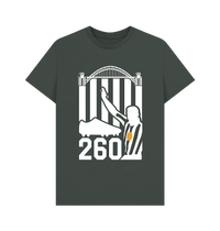 Dark Grey Printed T-shirt Front