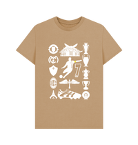 Sand Printed T-shirt Front