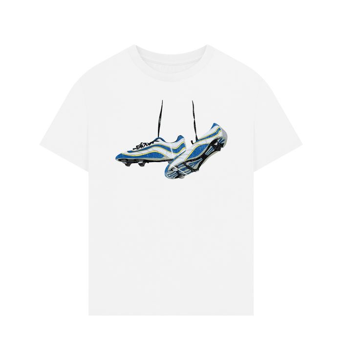 White Printed T-shirt Front