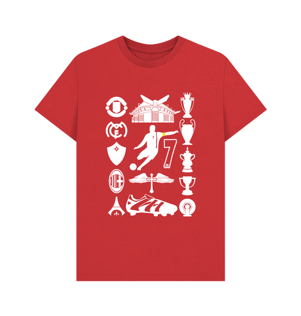 Red Printed T-shirt Front