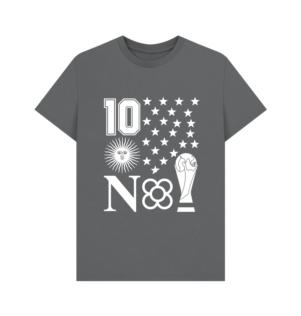 Slate Grey Printed T-shirt Front