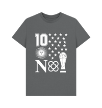 Slate Grey Printed T-shirt Front