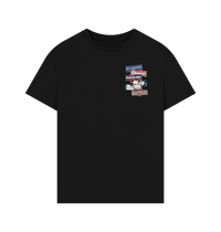 Black Printed T-shirt Front