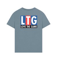Stone Blue Printed T-shirt Back