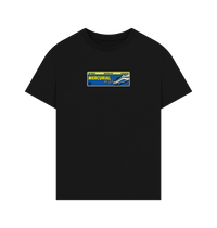 Black Printed T-shirt Front