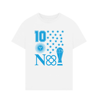 White Printed T-shirt Front