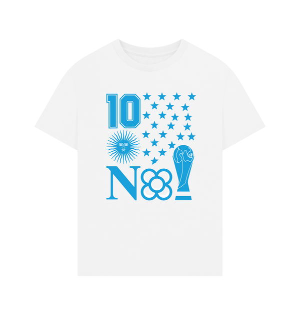 White Printed T-shirt Front