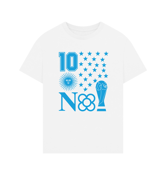 White Printed T-shirt Front