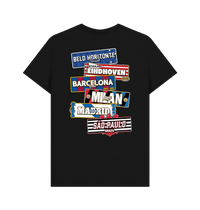 Black Printed T-shirt Back
