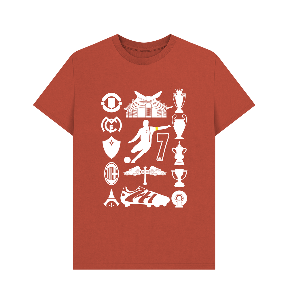 Rust Printed T-shirt Front