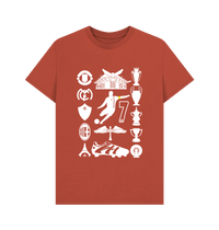 Rust Printed T-shirt Front