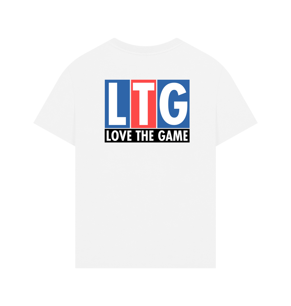 White Printed T-shirt Back