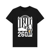 Black Printed T-shirt Front