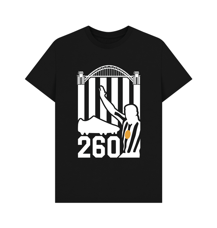 Black Printed T-shirt Front