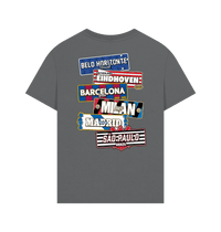 Slate Grey Printed T-shirt Back