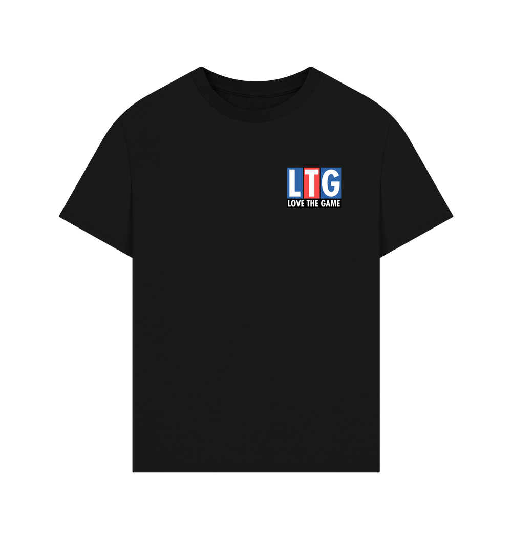 Black Printed T-shirt Front