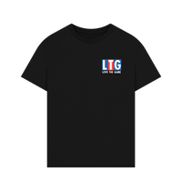 Black Printed T-shirt Front