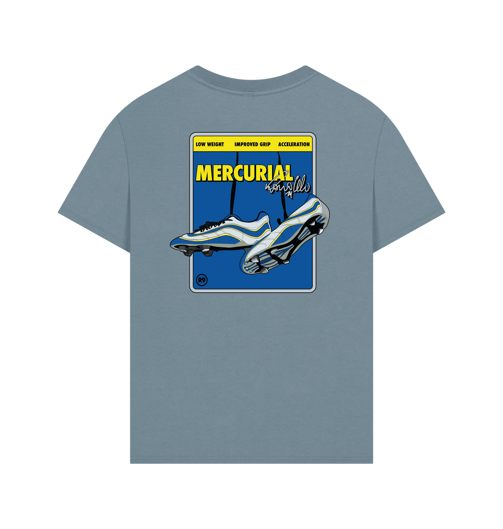 Stone Blue Printed T-shirt Back