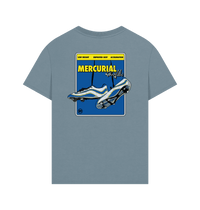 Stone Blue Printed T-shirt Back