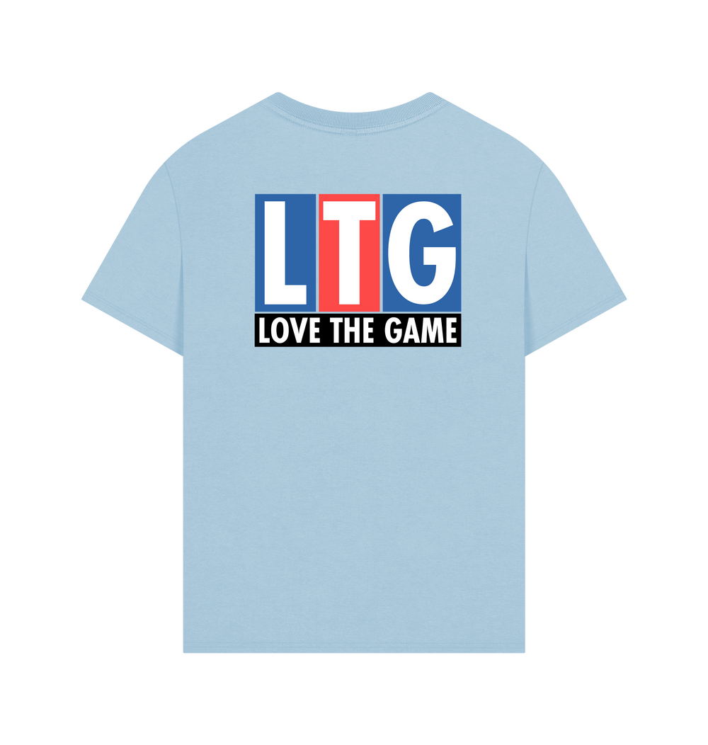 Milky Blue Printed T-shirt Back