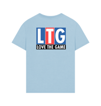 Milky Blue Printed T-shirt Back