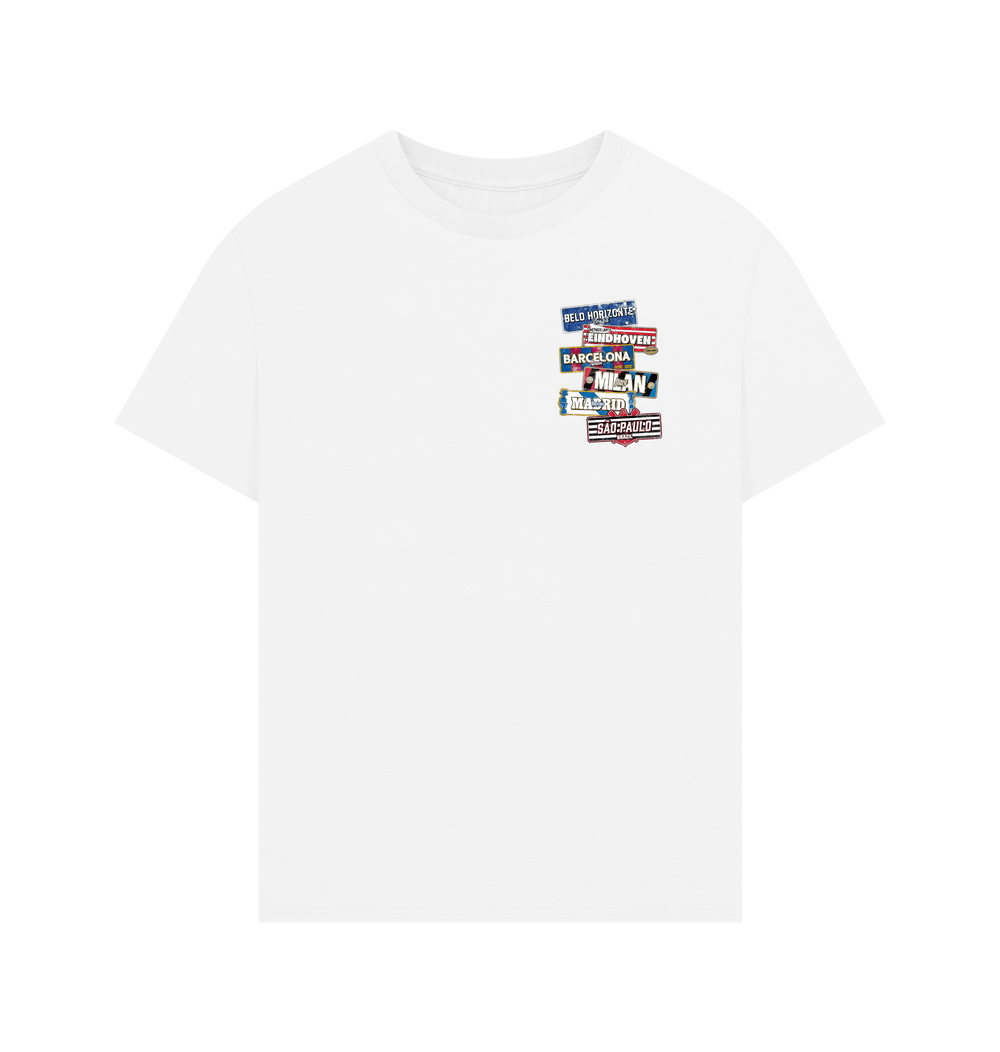 White Printed T-shirt Front