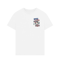 White Printed T-shirt Front