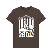 Chocolate Printed T-shirt Front
