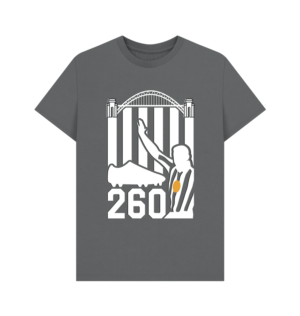 Slate Grey Printed T-shirt Front