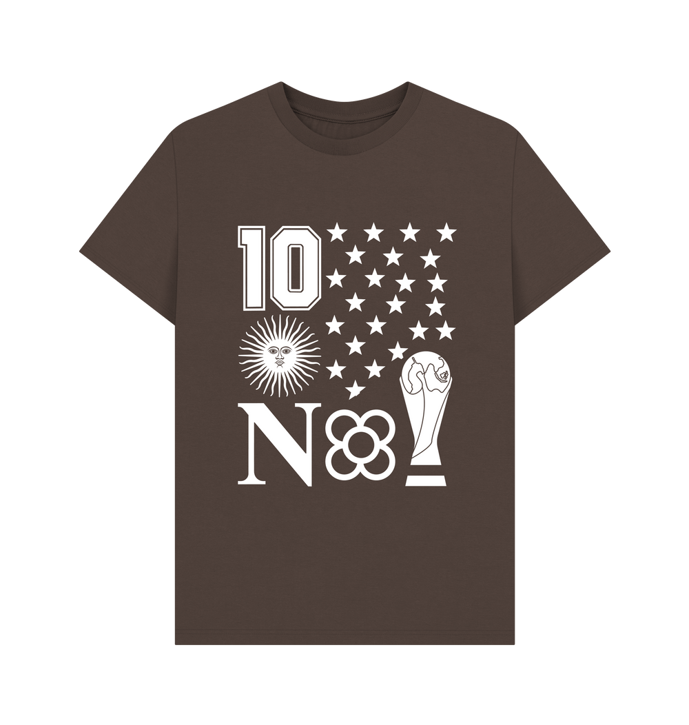Chocolate Printed T-shirt Front
