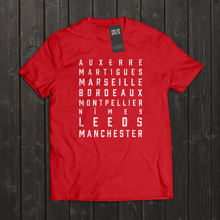 Love The Game : Eric Cantona Tshirt. Shipping in 48 hrs worldwide.