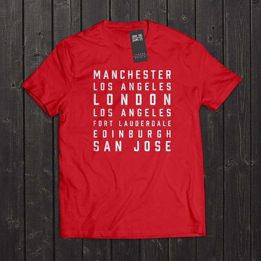 Love The Game : George Best Tshirt. Shipping in 48 hrs worldwide.