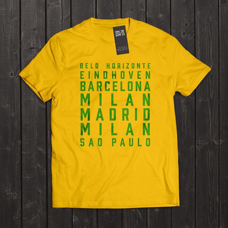 Love The Game : Brazil Legend Ronaldo Tshirt. Shipping in 48 hrs worldwide.