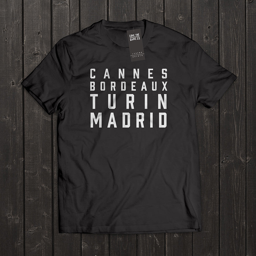 Love The Game : Zinedine Zidane Tshirt. Shipping in 48 hrs worldwide.